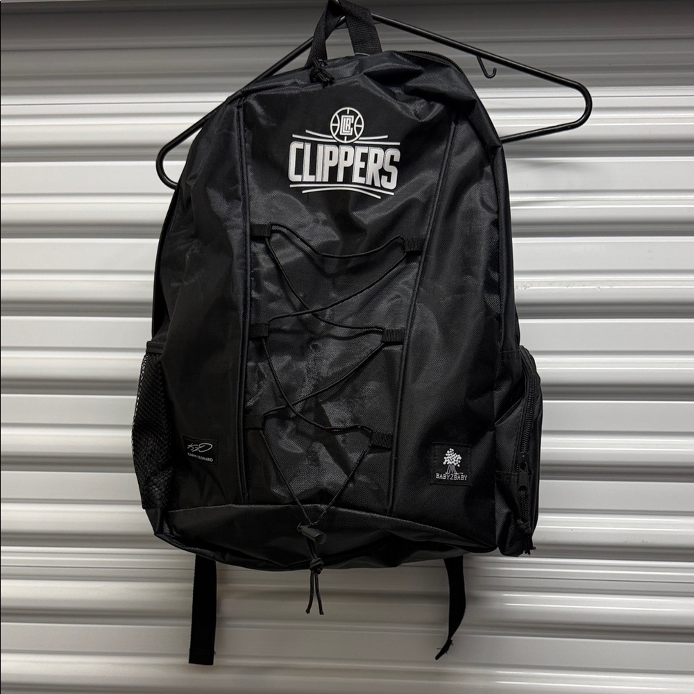 Clippers Black Backpack by Kawhi Leonard